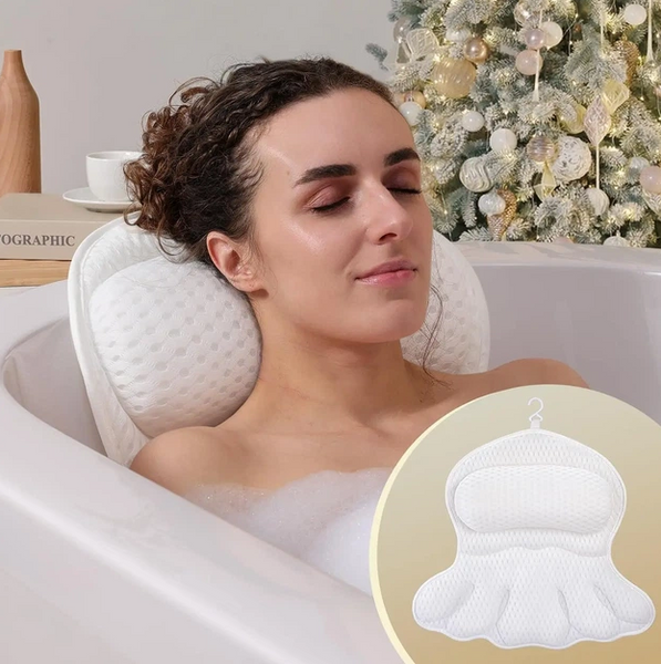 Подушка для ванної на присосках Bathtub pillow 002011 фото