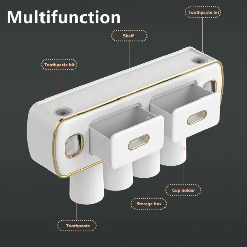 Вижималка для зубних щіток з висувними ящиками TOOTHBRUSH HOLDER XL-716 001676 фото Вижималка для зубних щіток з висувними ящиками TOOTHBRUSH HOLDER XL-716 001676 фото