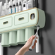 Вижималка для зубних щіток з висувними ящиками TOOTHBRUSH HOLDER XL-716 001676 фото 3
