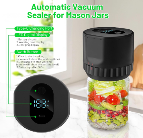 Ключ для закатування та вакуумізації Portable Sealing Machine 001191 фото
