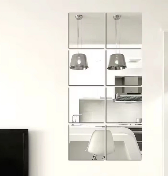 Дзеркальні елементи для декору 30х30CM КВАДРАТ 001696 фото