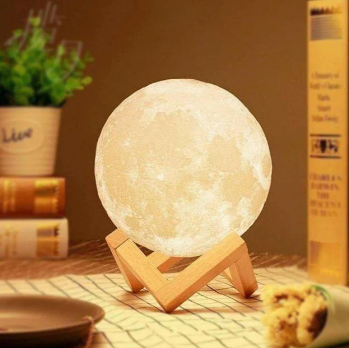 Світильник Луна настільний 3D Moon Light Lamp 14 см 001089 фото