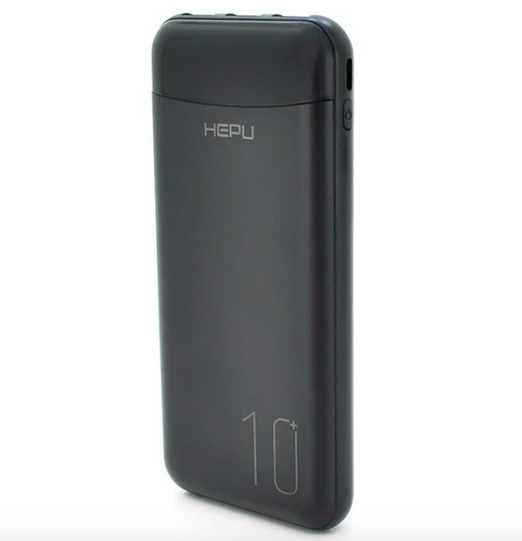 Портативная мобильная батарея Powerbank HEPU HP205 10 000mAh з набором зарядних шнурів PB023 фото