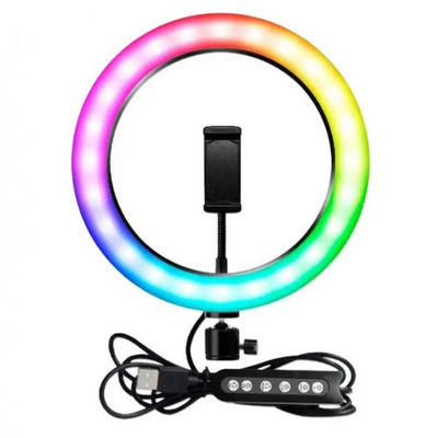Кільцева Led лампа RGB MJ26 001662 фото