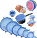 Набор силиконых крышек Super stretch silicone lids 6 шт 001100 фото 4