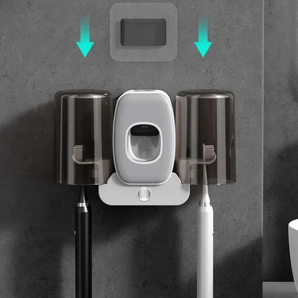 Тримач для зубної щітки, 2 чашки TOOTHBRUSH HOLDER 001678 фото