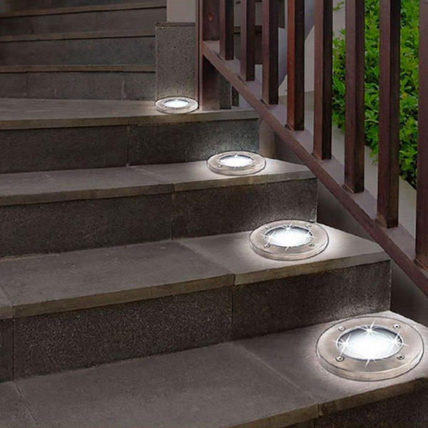 Уличный садовый светильник на солнечной батарее Disk Light 000406 фото