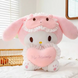 Мягкая Игрушка кролик My Melody с сердечком 65 см 001532 фото 2