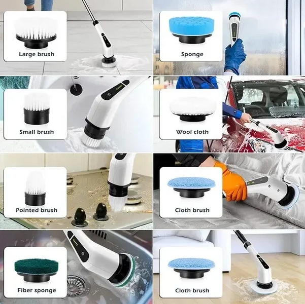 Щетка для уборки CLEANING BRUSH 9 в 1 002046 фото