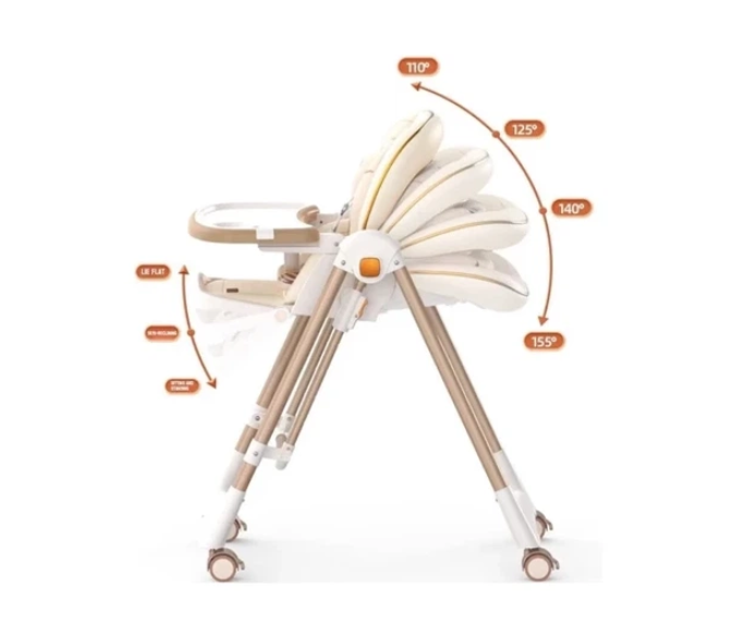 Стільчик-шезлонг для годування 2в1 Kidilo BabyChair Z901 001998 фото