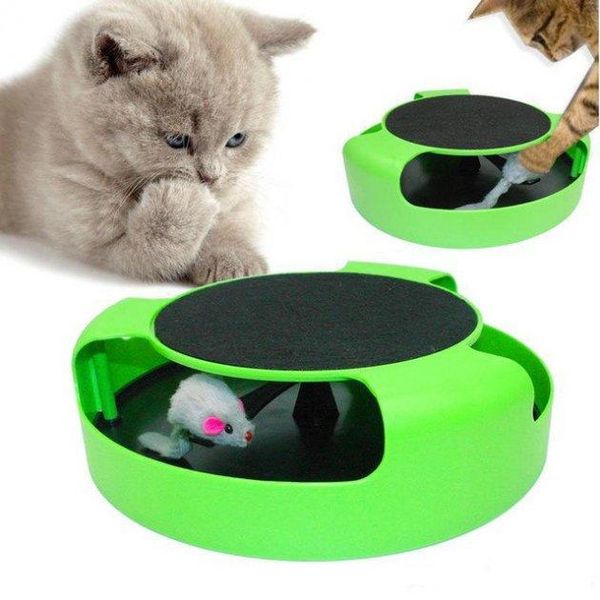Іграшка Інтерактивна когтедерка для котів і кішок зловити мишку Catch The Mouse  000581 фото