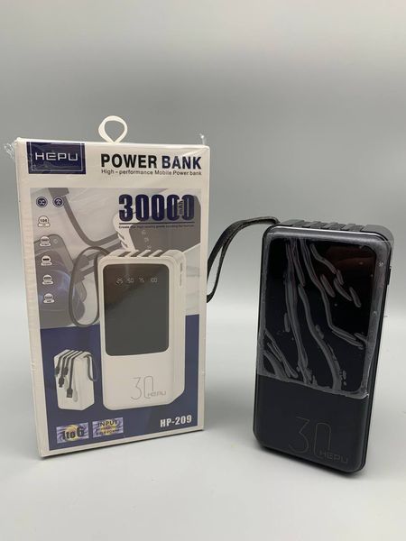Портативна мобільна батарея Powerbank HEPU HP209 30000mAh PB002 фото